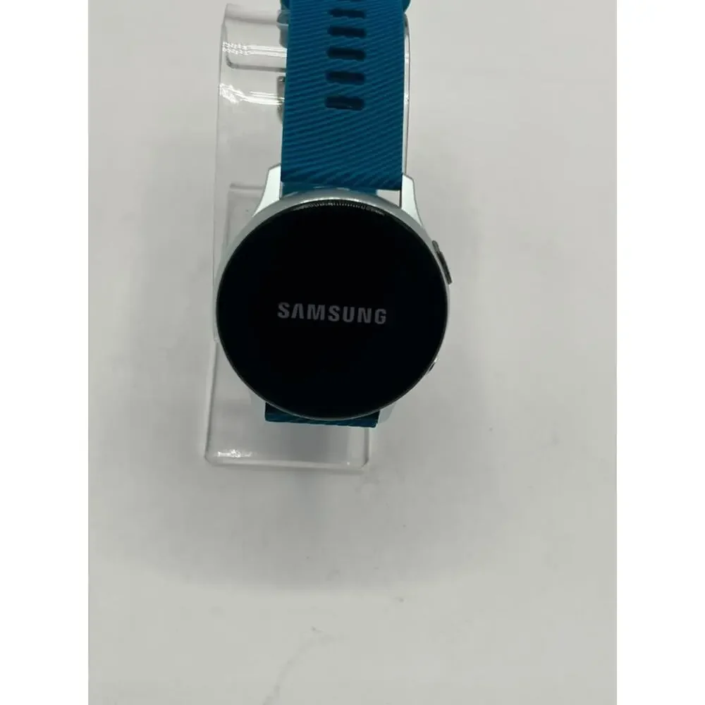 Samsung Galaxy Watch Active2 SM-R830 Silver Dial Blue Band 4gb Unblocked